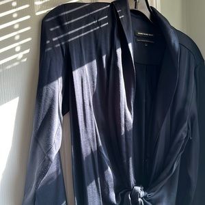 SOMETHING NAVY never worn silk dress / oversized fit